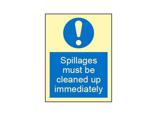 Clean up all spillages 150 x 200 mm - PET