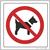 Hunder forbudt 200 x 200 mm - A 