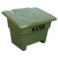 Sand- og strøkasse m/ tekst - 350 Liter Grønn