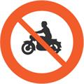 306.4 - Forbudt for motorsykkel og moped 600 mm - AR, Kl. 2
