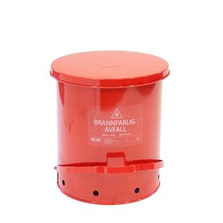 Beholder for ildsfarlig avfall 53L. Med pedal