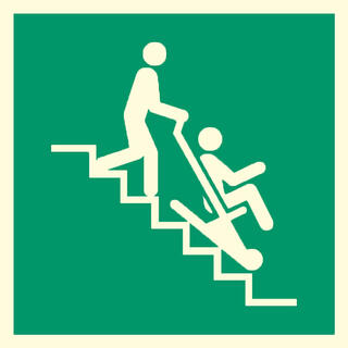 Evakueringsstol 200 x 200 mm - AE