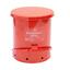 Beholder for ildsfarlig avfall 80L. Med pedal