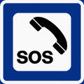 605 - SOS N&#248;dtelefon MS AR - Aluminium Reflekterende. Kl. 1