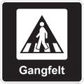 Gangfelt fra H&#248;yre 500 x 500 mm S/H - AR