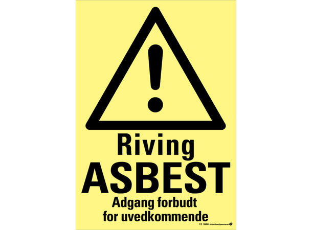 Riving - Asbest 300 x 400 mm - Aluminium 