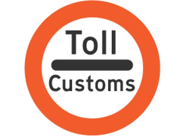 326 - Stopp for toll 1000 mm - AR, Kl. 2