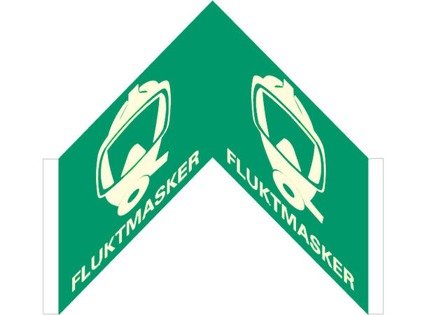 Fluktmaske skilt