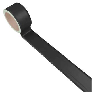 Sort merketape gulv 50 mm x 33 m
