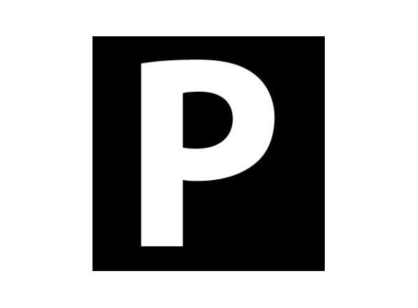 Parkering - P 500 x 500 mm S/H - AR 