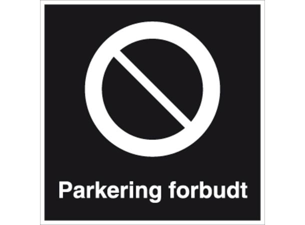 Parkering Forbudt 500 x 500 mm S/H - AR