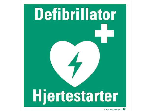 Hjertestarter/Defibrillator 200 x 200 mm - VES 
