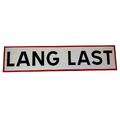 Lang last 850 x 200 x 2 mm - Aluminium