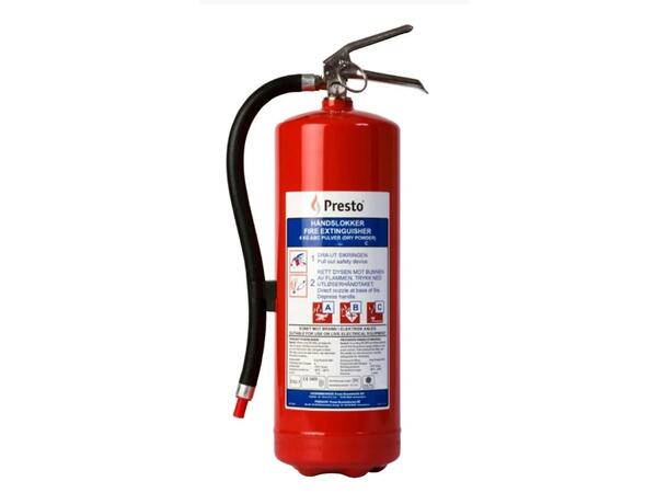Brannslukker pulver 6 kg ABC Effektklasse: 55A 233B C 