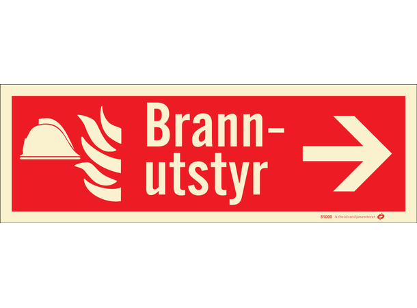 Brannutstyr HØYRE 354 x 118 mm - AE 