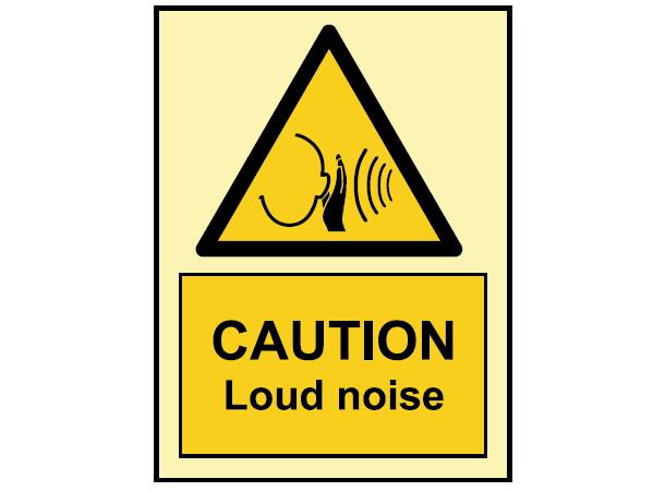 Caution Noise 150 x 200 mm - PET