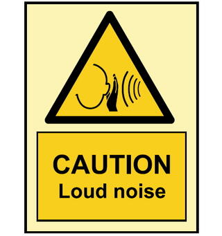 Caution Noise 150 x 200 mm - PET