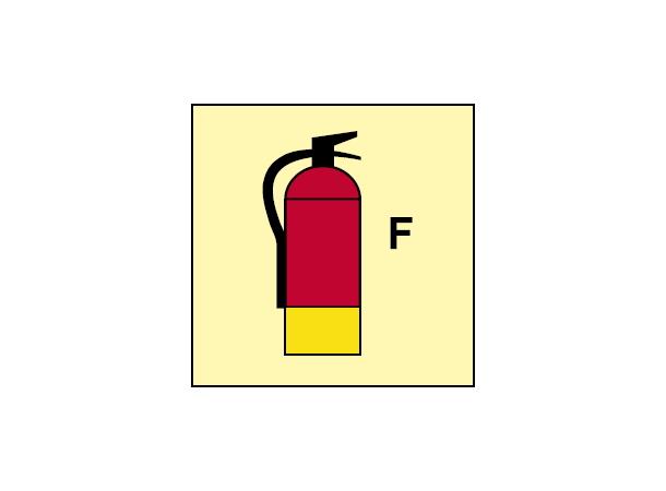 Foam fire extinghuisher 150 x 150 mm - PET