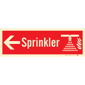 Sprinkler VENSTRE 354 x 118 mm - Aluminium Etterlysende