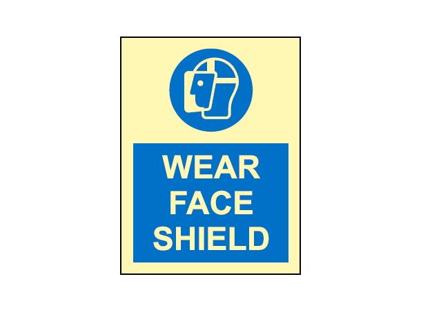 Wear face shield 150 x 200 mm - PET