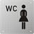 Dørskilt Toalett kvinner