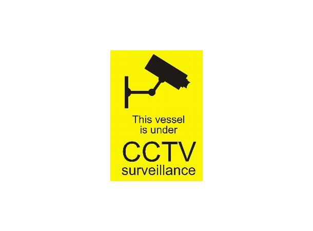 CCTV surveillance 300 x 350 mm - PVC