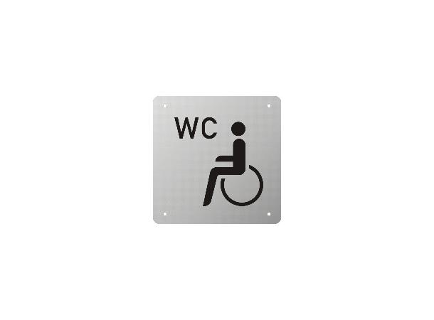 Dørskilt Toalett funksjonshemmet