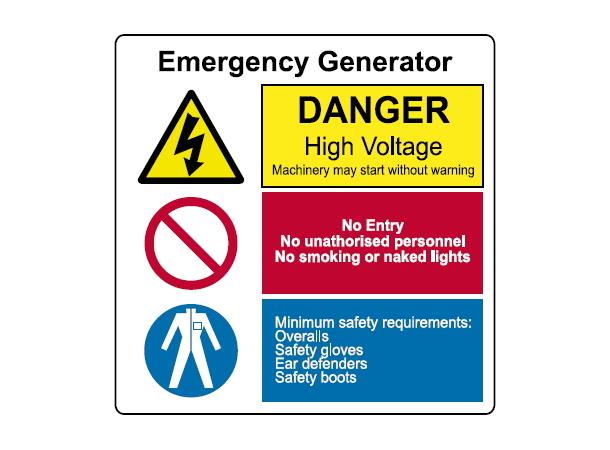 Emergency Generator 300 x 300 mm - VS