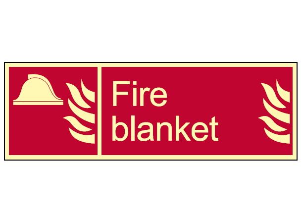 Fire blanket 300 x 100 mm - PET