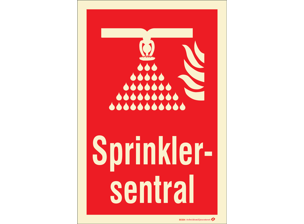 Sprinklersentral 200 x 300 mm - Aluminium Etterlysende 