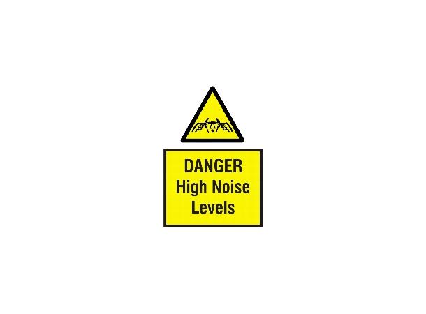 Danger High Noise Levels 150 x 200 mm - PET