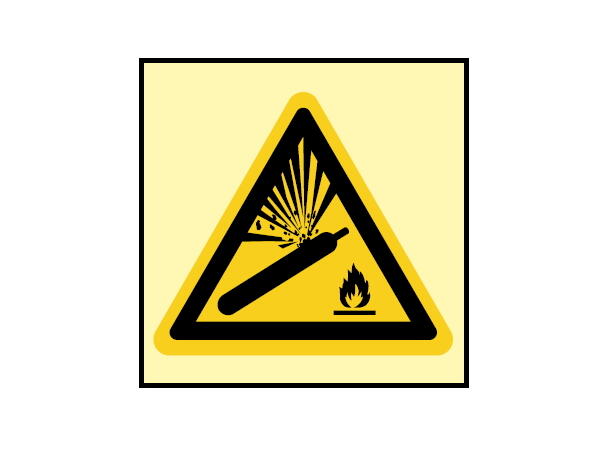 Gas bottles 200 x 200 mm - PET 