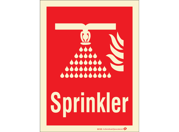 Sprinkler 150 x 200 mm - Aluminium Etterlysende 