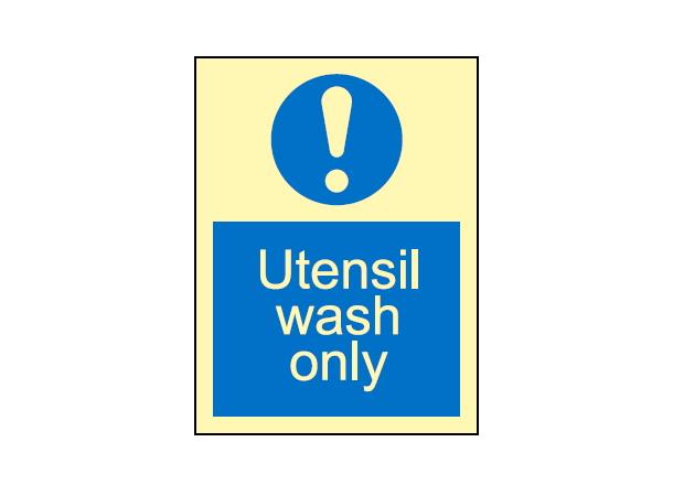 Utensil wash only 150 x 200 mm - PET