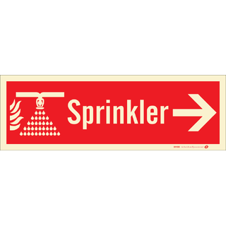 Brannslukker INNENFOR 354 x 118 mm - Aluminium Etterlysende