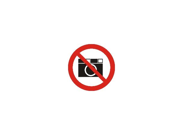 Do not take pictures 200 x 200 mm - PVC