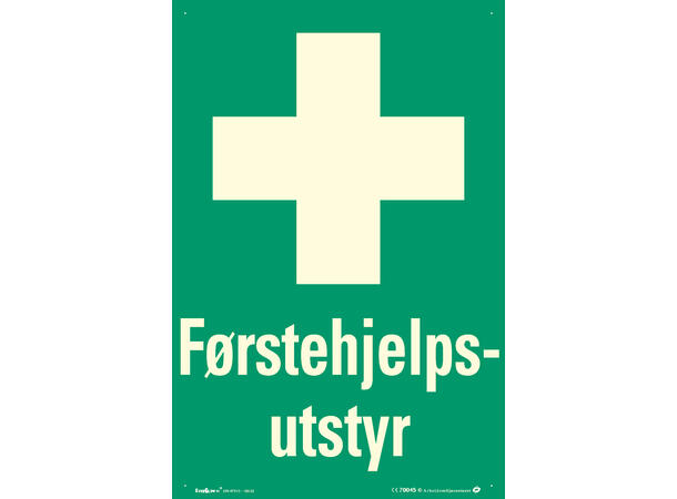 Førstehjelpsutstyr 150 x 200 mm - Aluminium Etterlysende 