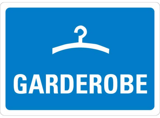 Garderobe 200 x 150 mm - Aluminium 