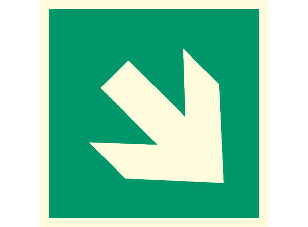 Pil skrå 200 x 200 mm - AE 