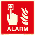 Alarm (brann) 118 x 118 mm - AE