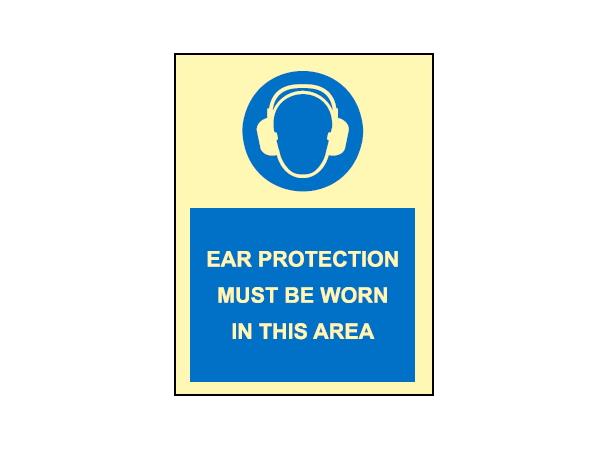 Ear protection in area 150 x 200 mm - PET