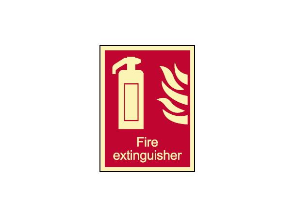 Fire extinghuiser 150 x 200 mm - PET