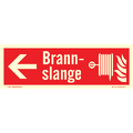Brannslange VENSTRE 354 x 118 mm - AE