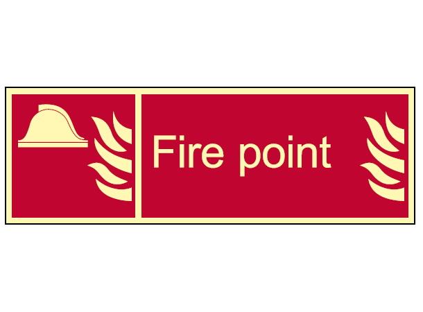 Fire point 300 x 100 mm - PET