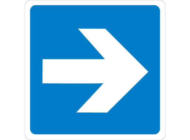 Pil rett 200 x 200 mm - Aluminium 