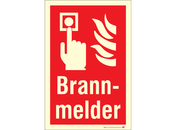 Brannmelder 100 x 150 mm - AE 