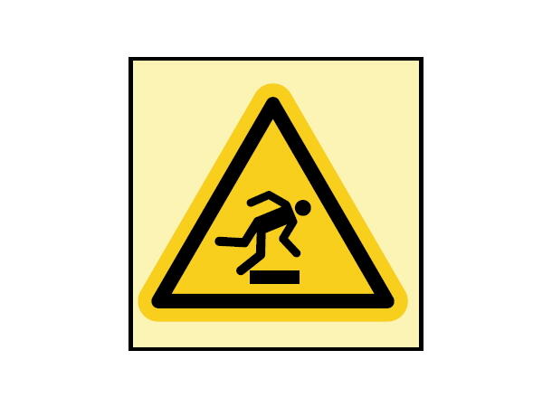 Danger obstacles 200 x 200 mm - PET 