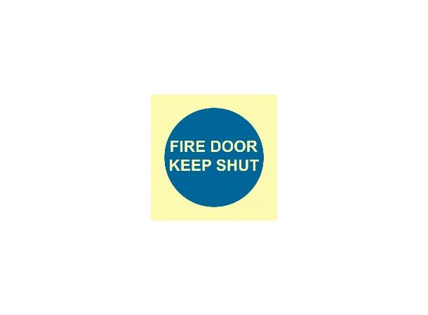 Fire door keep shut 150 x 150 mm - PVC