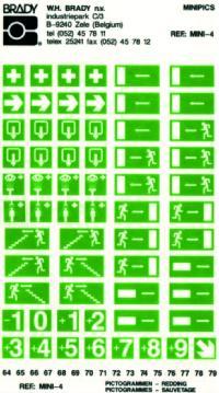 Pictogram rømning VS - Vinyl Selvklebende - Arbeidsmiljøsenteret