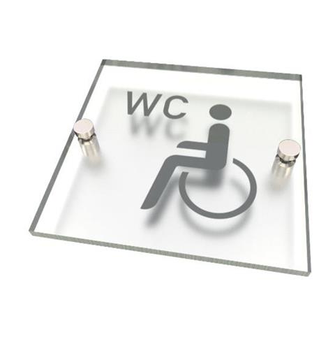 Toalett funksjonshemmet Forskjellige materialer og størrelser